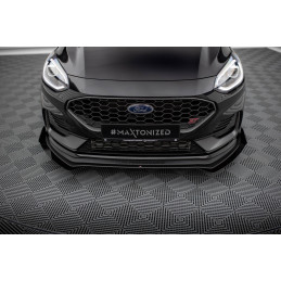 Maxton Design-Street Pro Lame Du Pare-Chocs Avant + Flaps Ford Fiesta ST Mk8 Facelift 