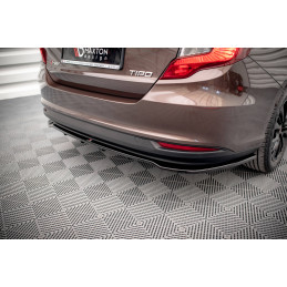 Maxton Design-Central Arriere Splitter (avec une barre verticale) Fiat Tipo S Sedan Mk1 