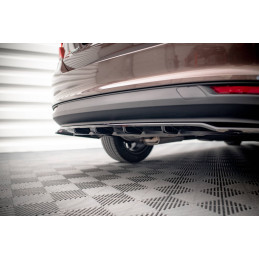 Maxton Design-Central Arriere Splitter (avec une barre verticale) Fiat Tipo S Sedan Mk1 