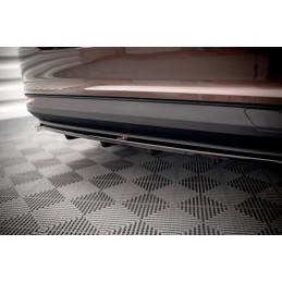 Maxton Design-Central Arriere Splitter (avec une barre verticale) Fiat Tipo S Sedan Mk1 
