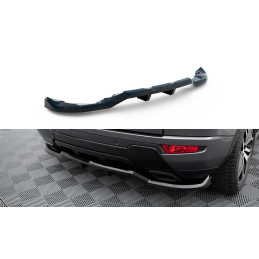 Maxton Design-Central Arriere Splitter (avec une barre verticale) Land Rover Range Rover Evoque Mk1 Facelift 