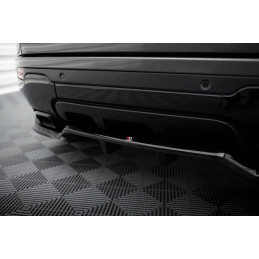Maxton Design-Central Arriere Splitter (avec une barre verticale) Land Rover Range Rover Evoque Mk1 Facelift 