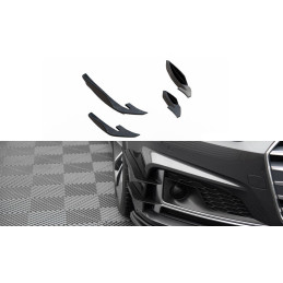 Maxton Design-Ailes de pare-chocs avant (Canards) Audi S5 / A5 S-Line Coupe / Sportback F5 