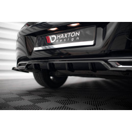 Maxton Design-Central Arriere Splitter (avec une barre verticale) Toyota Corolla Hatchback Mk12 