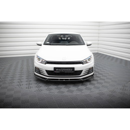 Maxton Design-Lame Du Pare-Chocs Avant V.2 Volkswagen Scirocco Mk3 Facelift 