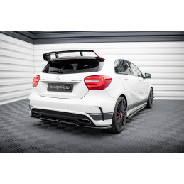 Maxton Design-Central Arriere Splitter (avec une barre verticale) Mercedes-Benz A45 AMG W176 