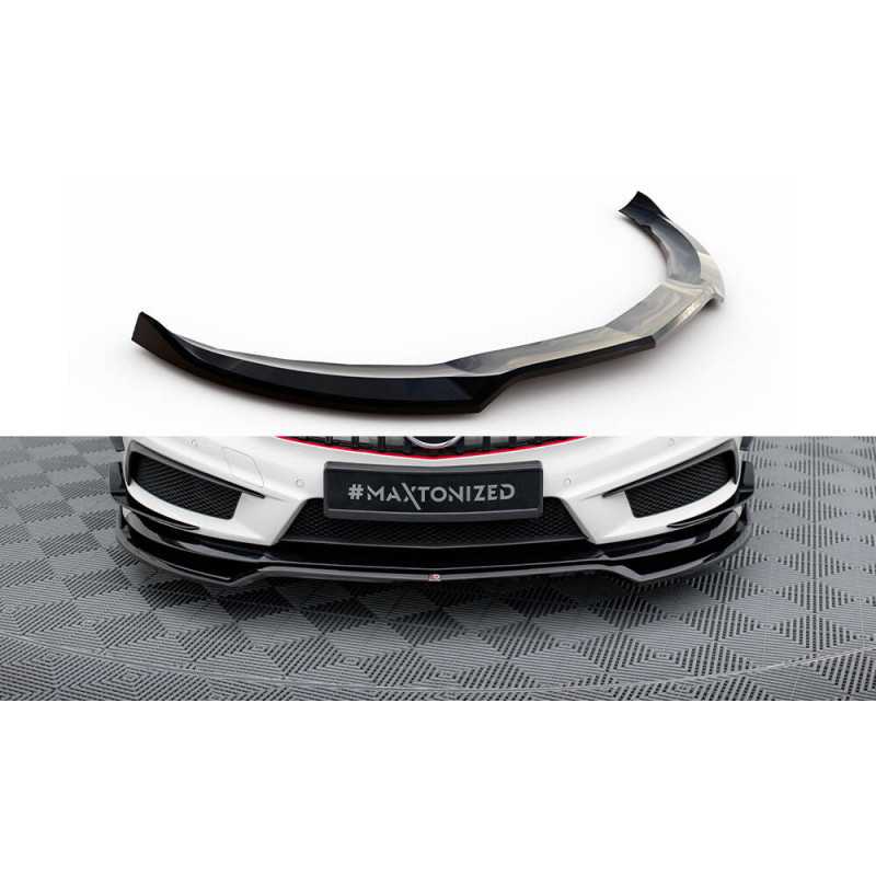 Maxton Design-Lame Du Pare-Chocs Avant V.4 Mercedes-Benz A45 AMG W176 