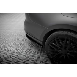 Maxton Design-Central Arriere Splitter (avec une barre verticale) Volkswagen Passat R-Line B8 