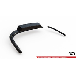 Maxton Design-Central Arriere Splitter (avec une barre verticale) Volkswagen Passat R-Line B8 