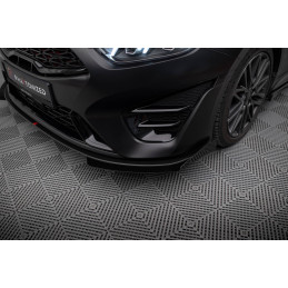 Maxton Design-Street Pro Lame Du Pare-Chocs Avant + Flaps Kia Proceed / Ceed GT Mk1 Facelift / Mk3 Facelift 