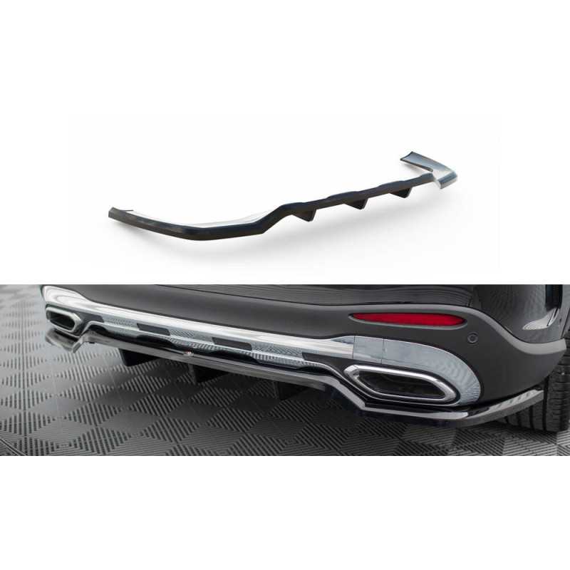 Maxton Design-Central Arriere Splitter (avec une barre verticale) Mercedes-Benz GLC AMG-Line X254 