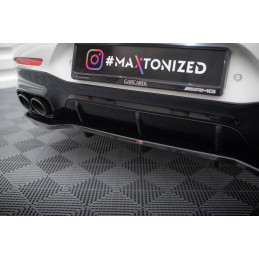 Maxton Design-Central Arriere Splitter (avec une barre verticale) Mercedes-AMG GT 43 4 Door Coupe V8 Styling Package 