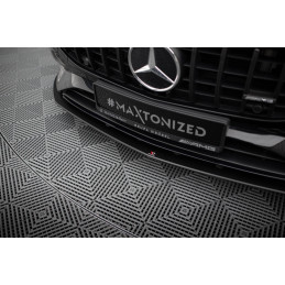 Maxton Design-Street Pro Lame Du Pare-Chocs Avant Mercedes-AMG A35 W177 Facelift 