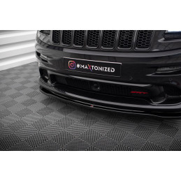 Maxton Design-Lame Du Pare-Chocs Avant Jeep Grand Cherokee SRT WK2 Facelift 