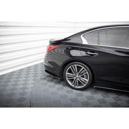 Maxton Design-Lames De Pare-Chocs Arrière Latérales V.2 Infiniti Q50 S Mk1 
