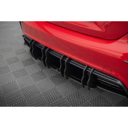 Maxton Design-Street Pro Central Diffuseur Arriere Mercedes-Benz A 45 AMG W176 Facelift 