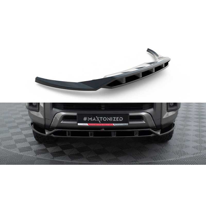 Maxton Design-Lame Du Pare-Chocs Avant Toyota Hilux Invincible Mk8 Facelift Maxton Design-Lame Du Pare-Chocs Avant Toyota Hilux Invincible Mk8 Facelift