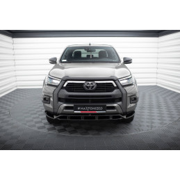 Maxton Design-Lame Du Pare-Chocs Avant Toyota Hilux Invincible Mk8 Facelift 