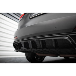 Maxton Design-Central Arriere Splitter (avec une barre verticale) Maserati Levante Trofeo Mk1 