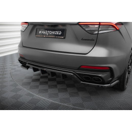 Maxton Design-Central Arriere Splitter (avec une barre verticale) Maserati Levante Trofeo Mk1 