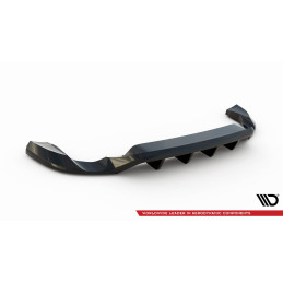 Maxton Design-Central Arriere Splitter (avec une barre verticale) Volkswagen Touareg Mk2 