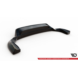 Maxton Design-Central Arriere Splitter (avec une barre verticale) Volkswagen Touareg Mk2 