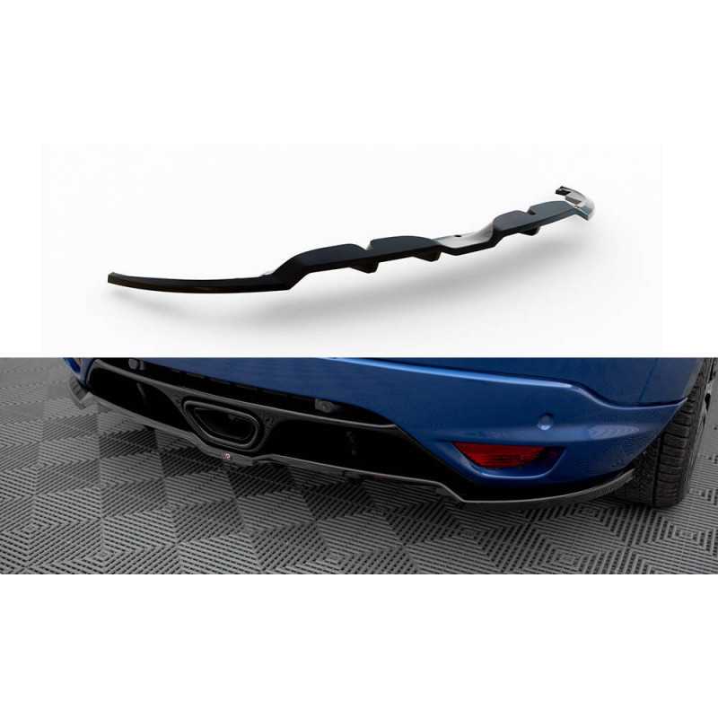 Maxton Design-Central Arriere Splitter (avec une barre verticale) Renault Megane RS Mk3 