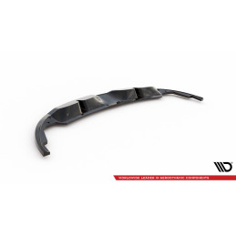 Maxton Design-Central Arriere Splitter (avec une barre verticale) Renault Megane RS Mk3 