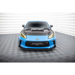 Maxton Design-Street Pro Lame Du Pare-Chocs Avant V.1 + Flaps Toyota GR86 Mk1 