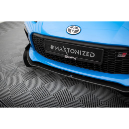 Maxton Design-Street Pro Lame Du Pare-Chocs Avant V.1 + Flaps Toyota GR86 Mk1 
