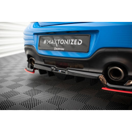Maxton Design-Central Arriere Splitter (avec une barre verticale) V.2 Toyota GR86 Mk1 