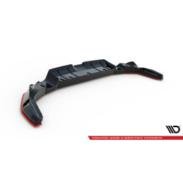 Maxton Design-Central Arriere Splitter (avec une barre verticale) V.2 Toyota GR86 Mk1 