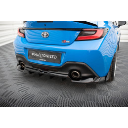 Maxton Design-Central Arriere Splitter (avec une barre verticale) V.1 + Flaps Toyota GR86 Mk1 
