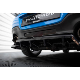 Maxton Design-Central Arriere Splitter (avec une barre verticale) V.1 + Flaps Toyota GR86 Mk1 
