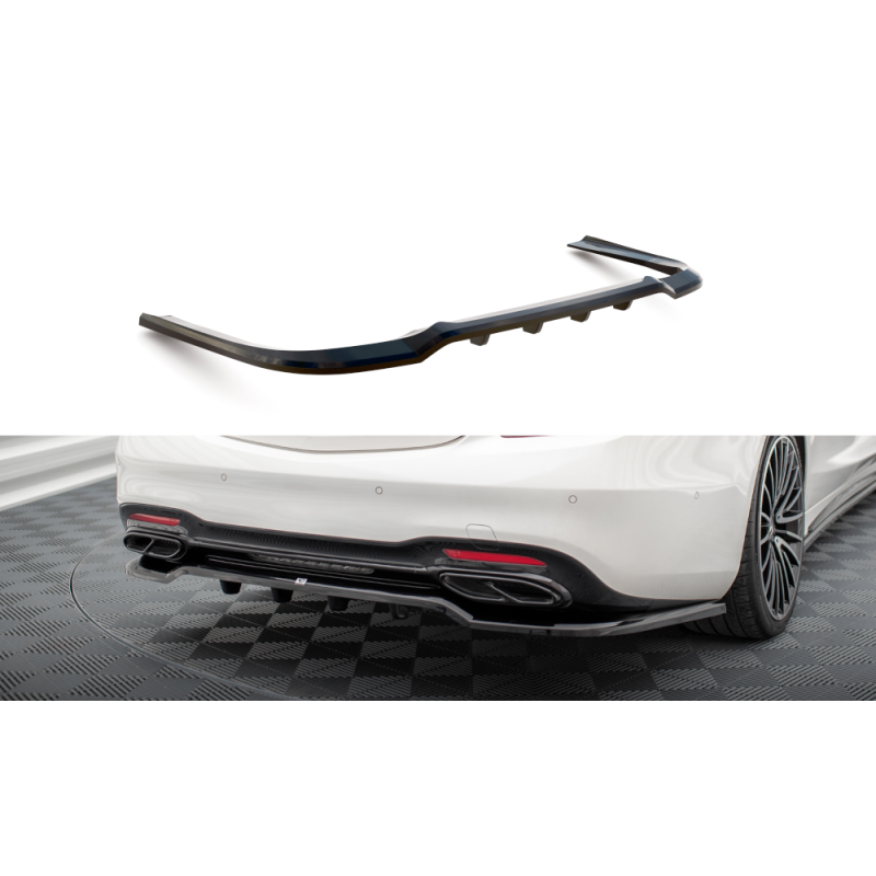 Maxton Design-Central Arriere Splitter (avec une barre verticale) Mercedes-Benz S AMG-Line W222 Facelift Maxton Design-Central Arriere Splitter (avec une barre verticale) Mercedes-Benz S AMG-Line W222 Facelift
