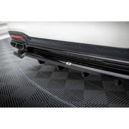 Maxton Design-Central Arriere Splitter (avec une barre verticale) Mercedes-Benz S AMG-Line W222 Facelift 