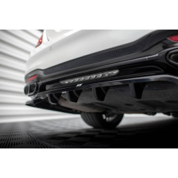 Maxton Design-Central Arriere Splitter (avec une barre verticale) Mercedes-Benz S AMG-Line W222 Facelift 