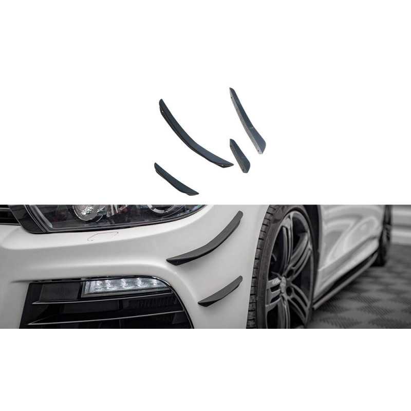 Maxton Design-Ailes de pare-chocs avant (Canards) Volkswagen Scirocco R Mk3 Maxton Design-Ailes de pare-chocs avant (Canards) Volkswagen Scirocco R Mk3