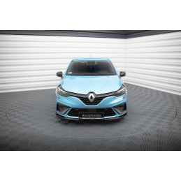 Maxton Design-Lame Du Pare-Chocs Avant V.1 Renault Clio R.S. Line Mk5 
