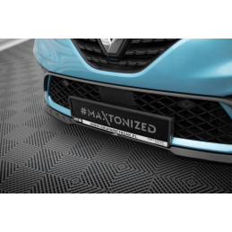 Maxton Design-Lame Du Pare-Chocs Avant V.1 Renault Clio R.S. Line Mk5 