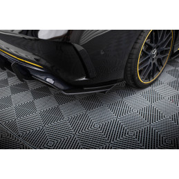 Maxton Design-Street Pro Lame Du Pare Chocs Arriere + Flaps Mercedes-AMG CLA 45 C117 Facelift 