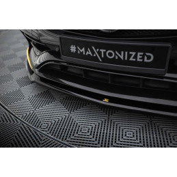 Maxton Design-Lame Du Pare-Chocs Avant V.4 Mercedes-AMG CLA 45 Aero C117 Facelift 