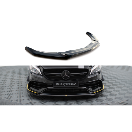 Maxton Design-Lame Du Pare-Chocs Avant V.3 Mercedes-AMG CLA 45 Aero C117 Facelift 