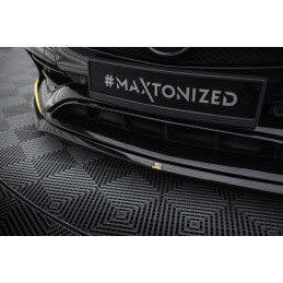 Maxton Design-Lame Du Pare-Chocs Avant V.3 Mercedes-AMG CLA 45 Aero C117 Facelift 