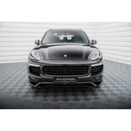 Maxton Design-Lame Du Pare-Chocs Avant Porsche Cayenne Mk2 Facelift 