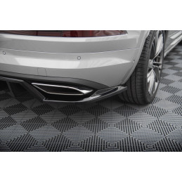 Maxton Design-Central Arriere Splitter (avec une barre verticale) Skoda Kodiaq RS Mk1 Facelift 