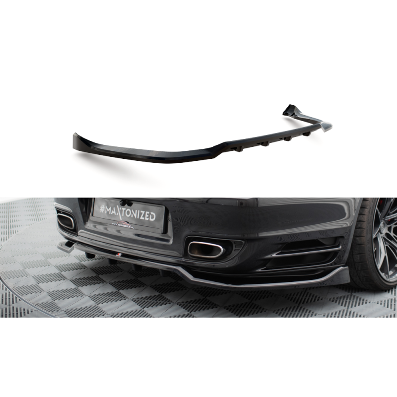 Maxton Design-Central Arriere Splitter (avec une barre verticale) Porsche 911 Turbo 997 