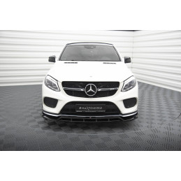 Maxton Design-Lame Du Pare-Chocs Avant V.2 Mercedes-Benz GLE Coupe 43 AMG / AMG-Line C292 