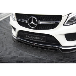 Maxton Design-Lame Du Pare-Chocs Avant V.2 Mercedes-Benz GLE Coupe 43 AMG / AMG-Line C292 