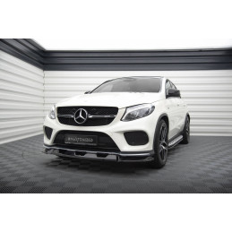 Maxton Design-Lame Du Pare-Chocs Avant V.1 Mercedes-Benz GLE Coupe 43 AMG / AMG-Line C292 